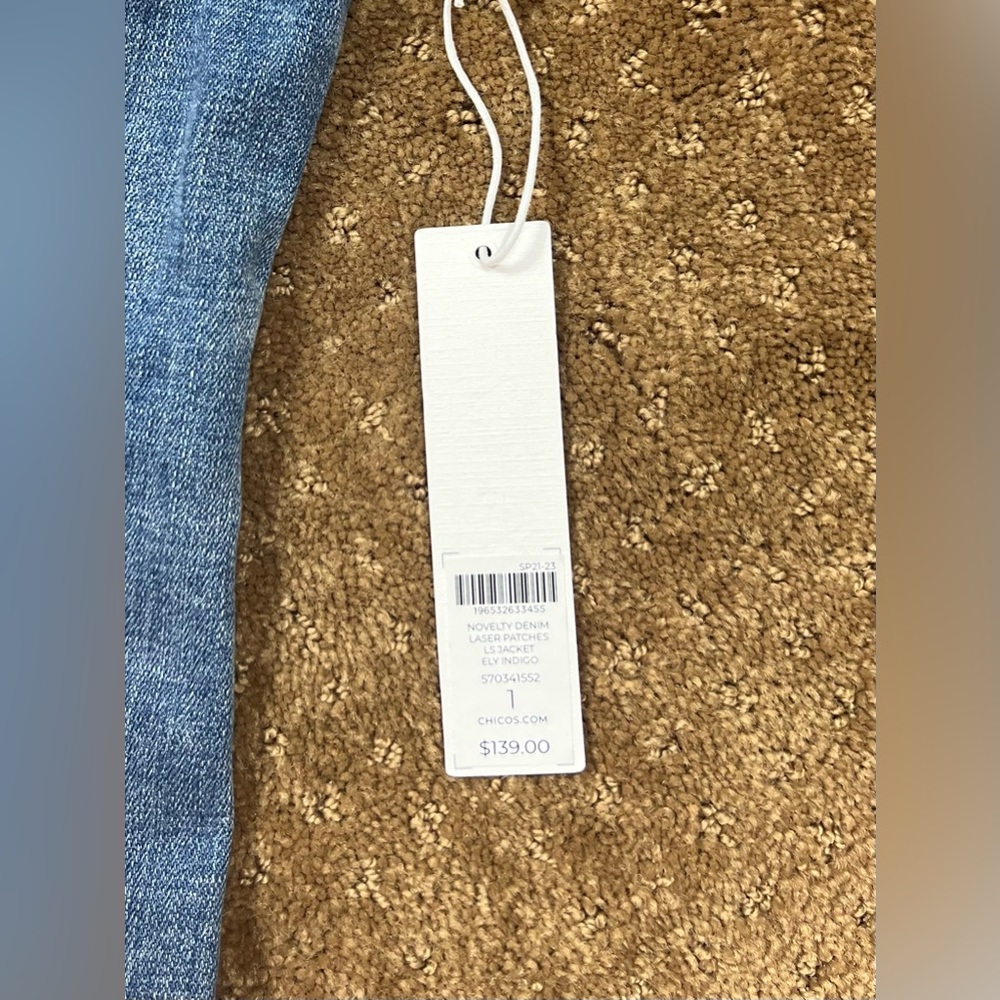 Chico’s women jean jacket - Picture 6 of 13